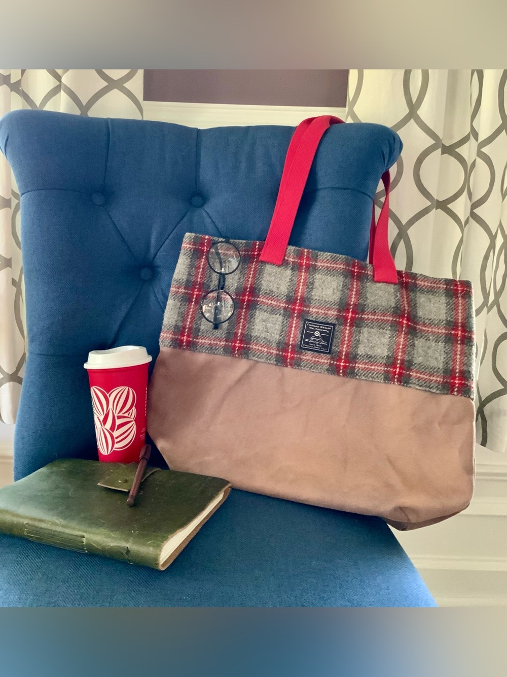 🍁 Rare Faribault Woolen Mill Co. x Target Plaid Heritage Tote Bag